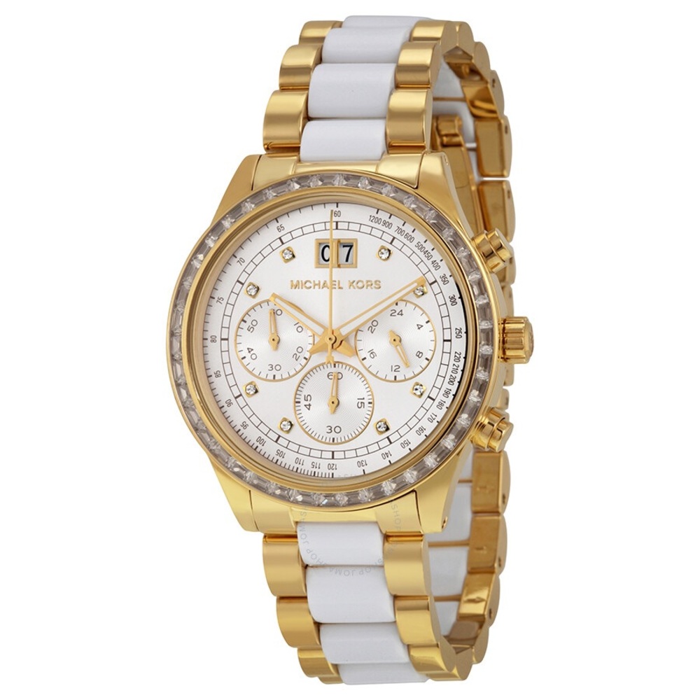 Michael Kors Sunray Dial Brinkley Chronograph Watch